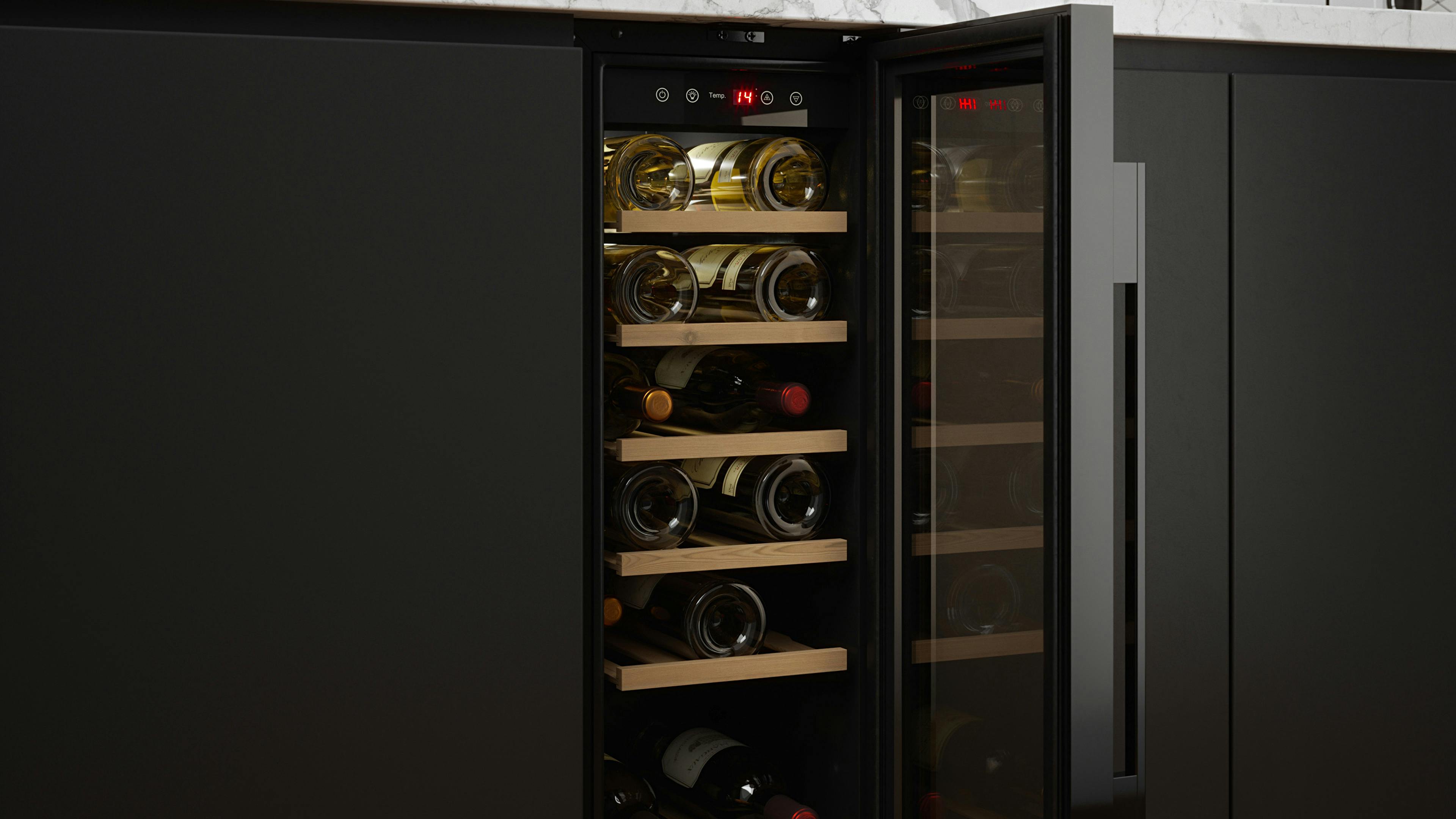 300mm wine clearance cooler integrated