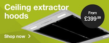 Ceiling extractor hoods from £399.99
