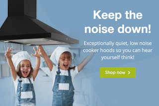 Quiet cooker hoods