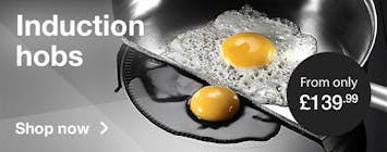 Induction hobs from only £124.99