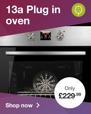 13a plug in oven only £229.99
