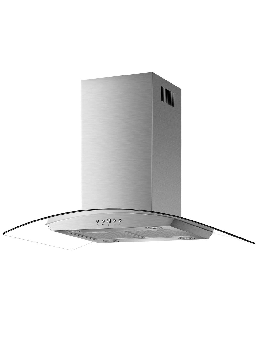 Island extractor deals hood 90cm