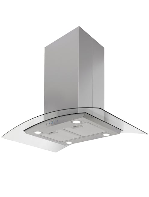 MyAppliances ART28103 90cm Isla Glass Island Cooker Hood