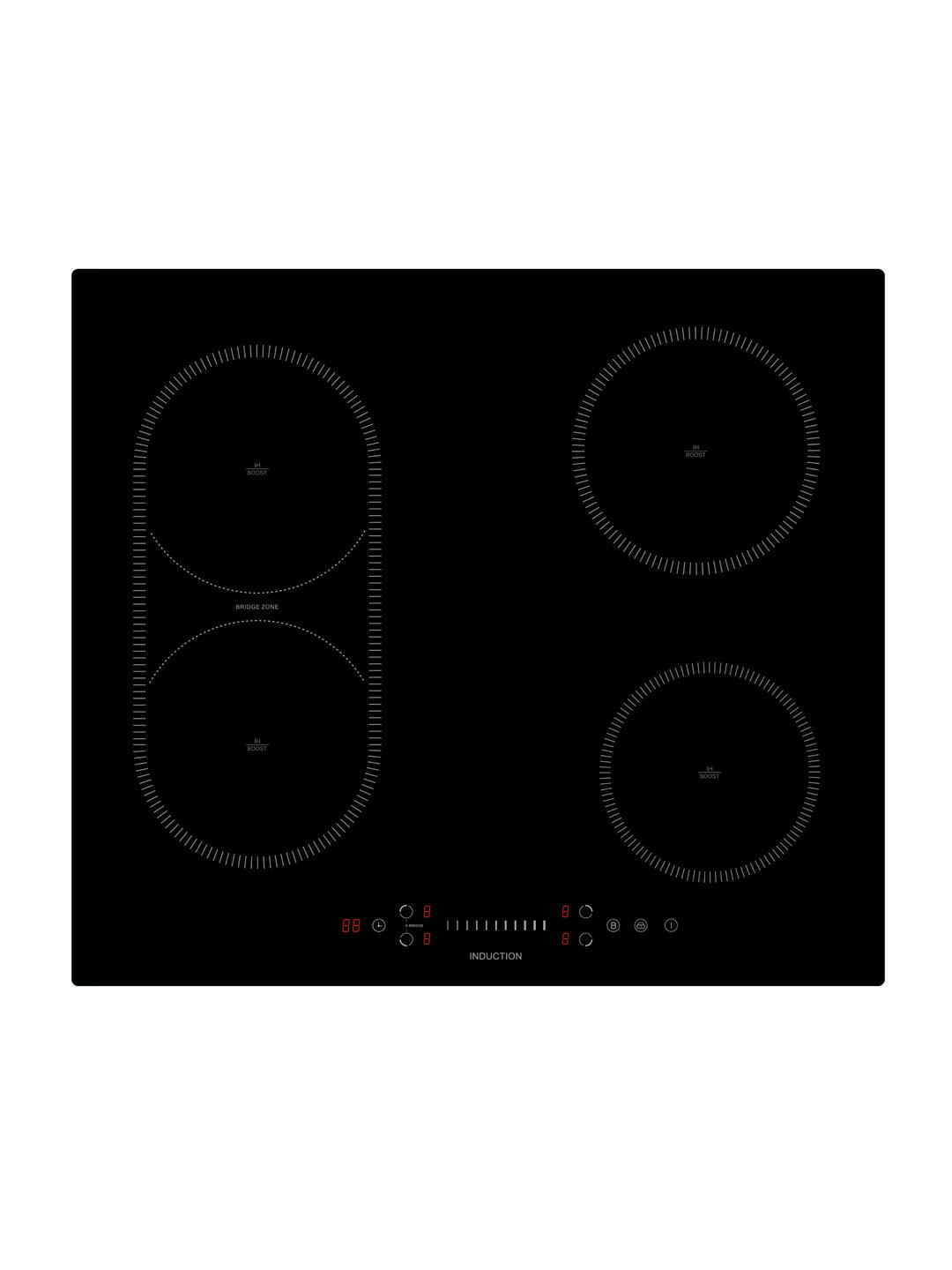 Innocenti ART29166 60cm 13a Plug Bridge Zone ECOboost Induction Hob