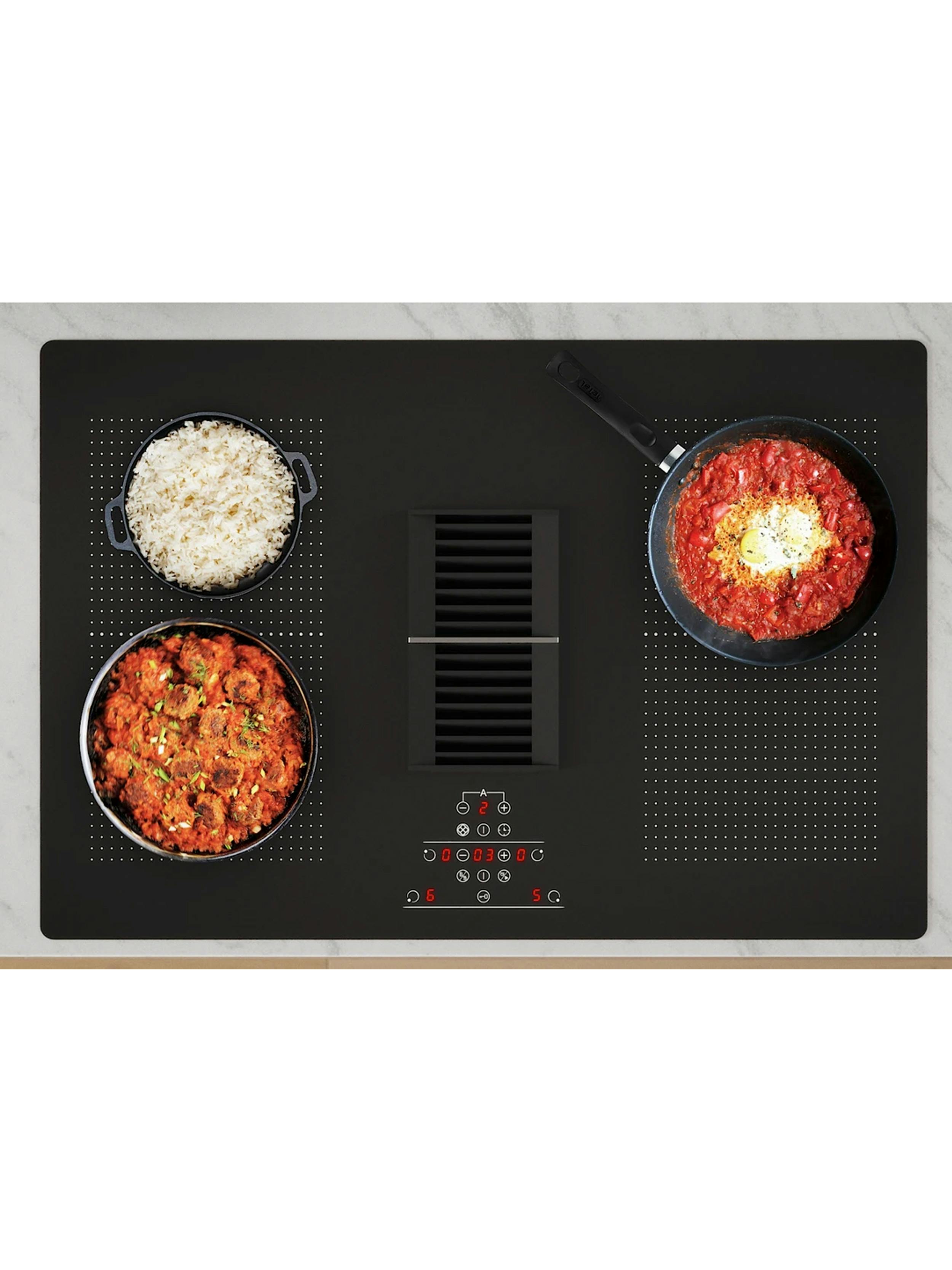 Edesa ART29183 Sirocco 77cm Hybrid PowerFlex Induction With Downdraft