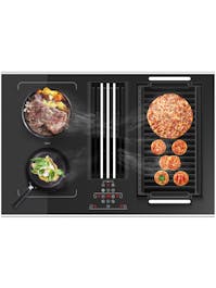 Innocenti ART29190 Futura 77cm ICON Flex Venting Induction With Downdraft Stainless Steel