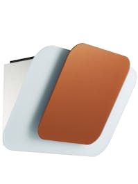 MyAppliances ART10938 80cm Prisma Angled Glass Cooker Hood White & Copper