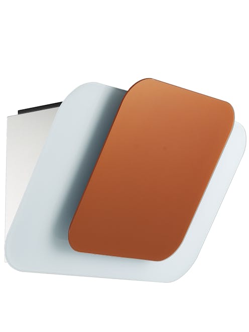 MyAppliances ART10938 80cm Prisma Angled Glass Cooker Hood White & Copper