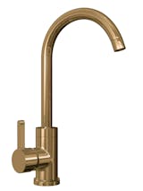 Innocenti TPAOMS-GOLD Mixer Tap with Swan Neck Gold Finish