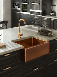 Innocenti SPK1 Copper Sink & Traditional Mixer Tap