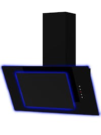 EDESA ART283102 70cm Led Halo Angled Glass Cooker Hood
