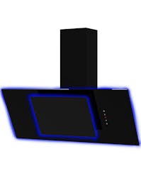 Innocenti ART283103 90cm Aurora Led Halo Angled Glass Cooker Hood