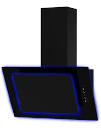 Innocenti ART283101 60cm Aurora Led Halo Angled Glass Cooker Hood