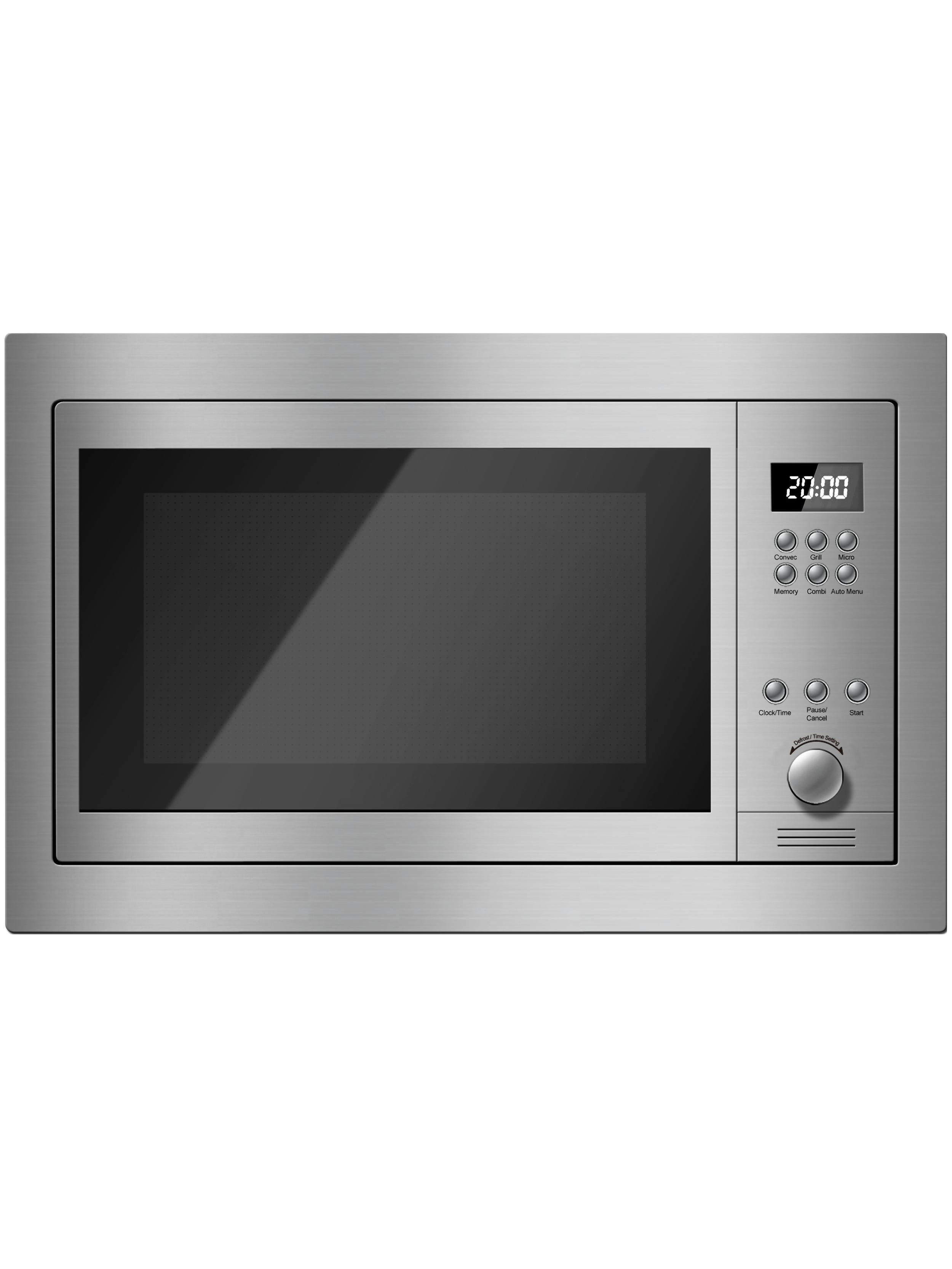 Microwave oven and online grill built in