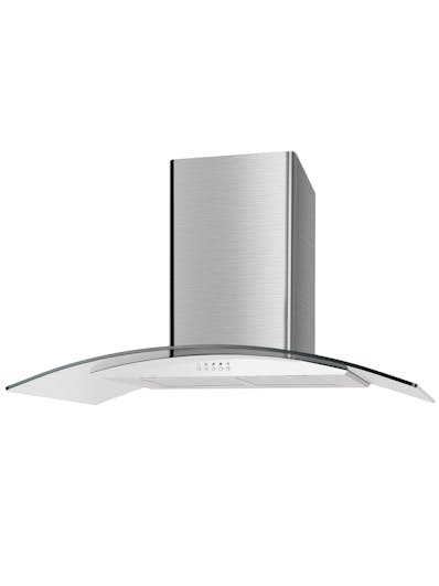 Curved Glass Cooker Hoods from My Appliances with free delivery