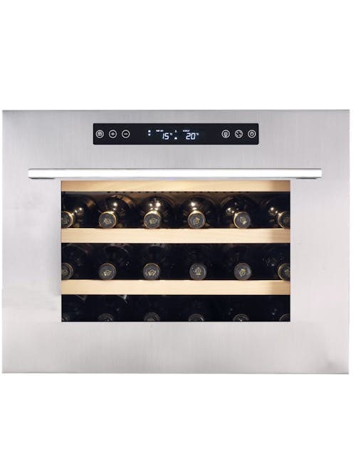 Edesa ART296101 60cm Icon Lusso Built In Column Stainless Steel Wine Cooler