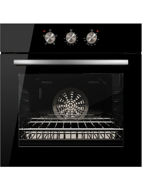 Innocenti ART287100 Fan Electric Oven Black - 13a Plug Fitted