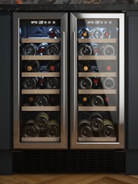Innocenti ART29644 60cm Stainless Steel Twin Door Wine Cooler