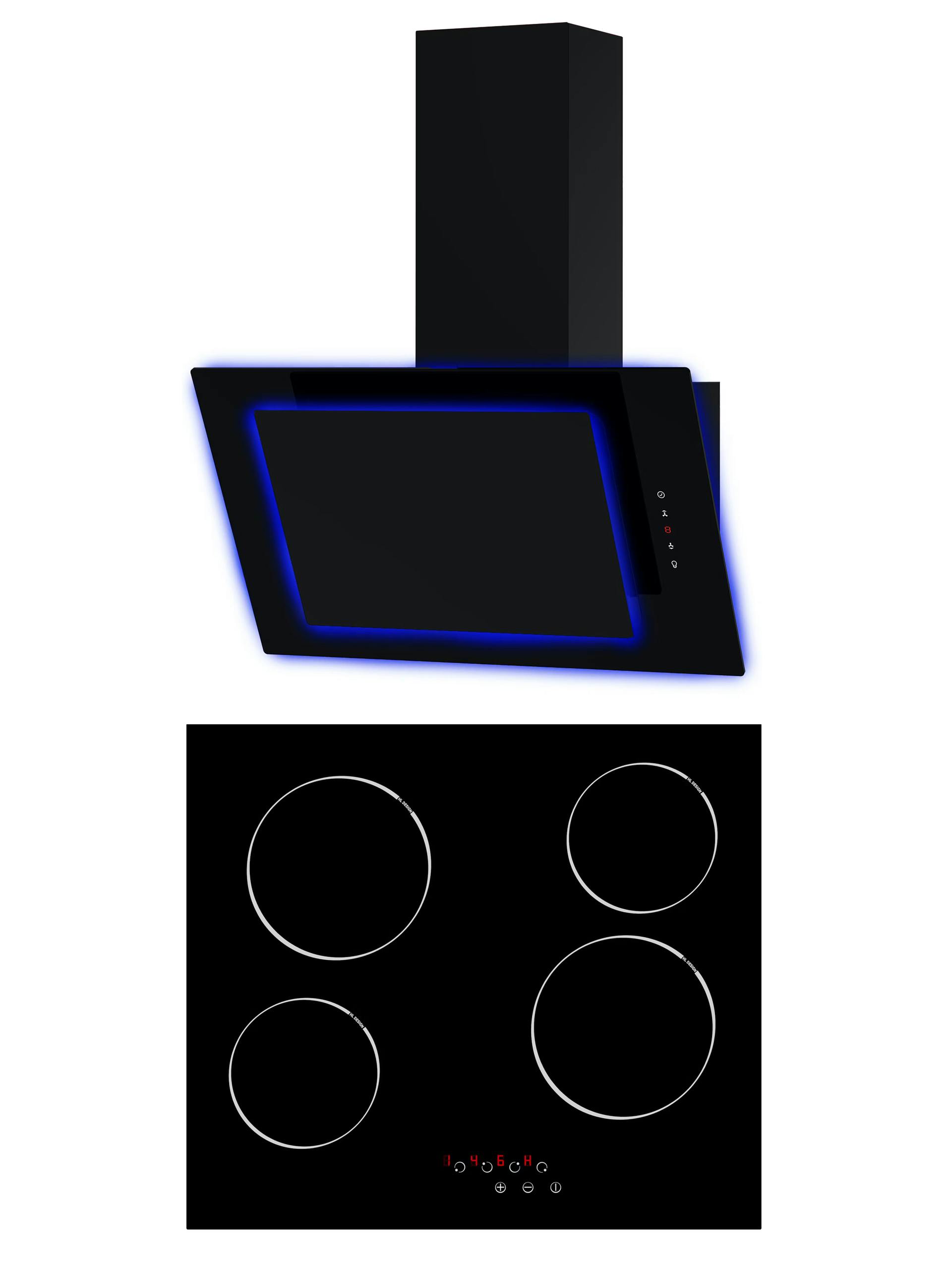 MyAppliances HCHPK1 Ceramic Hob and Cooker Hood Pack