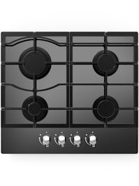 Cata ART289101 60cm Gas on Glass Hob Black