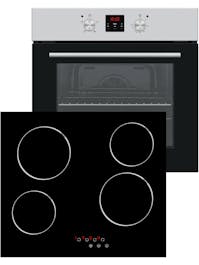 MyAppliances Single Fan Oven and Ceramic Hob Pack Stainless Steel