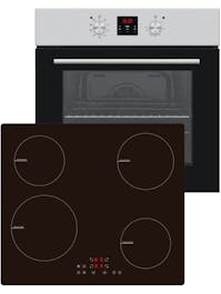 MyAppliances Multifunction Fan Oven and Induction Pack Stainless Steel