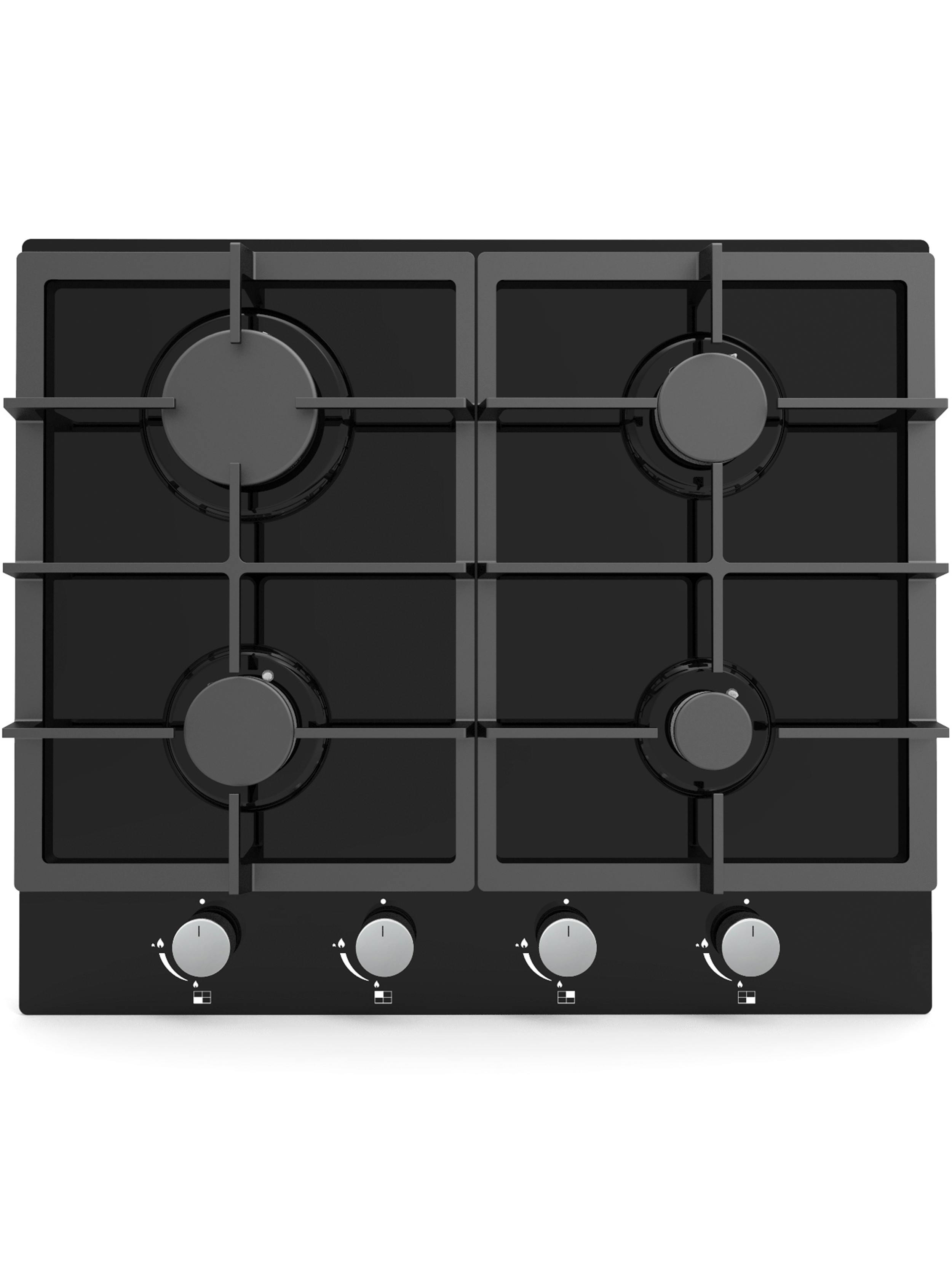 Econolux ART28952 60cm Gas On Glass Hob